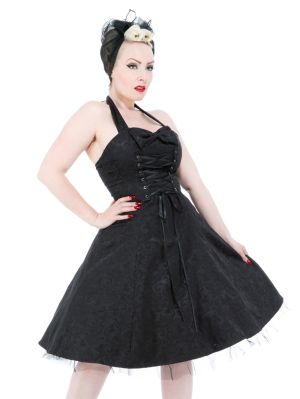 Gotisk brokad KLÄNNING