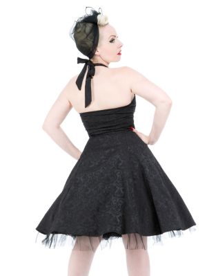 Gotisk brokad KLÄNNING