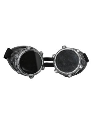 Steampunk Silver Goggle