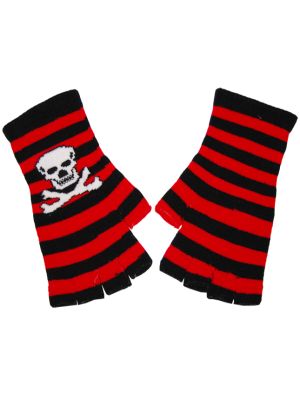 Stripes 'n Skulls - röda