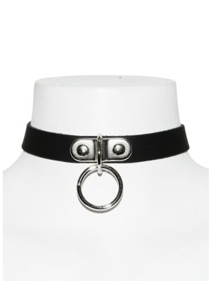 Ring- läder choker III