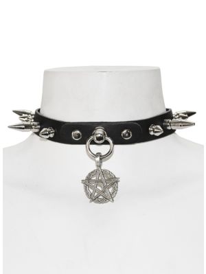 Wicca spiknit choker