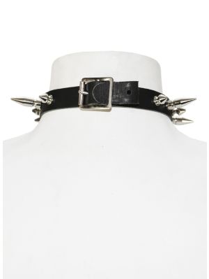 Baphomet spiknit choker