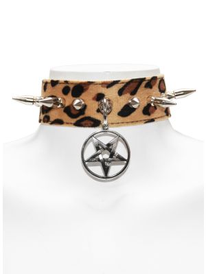 Vixen leo pentagram choker