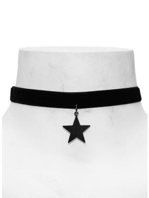 Sammet choker stjärna