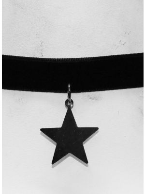 Sammet choker stjärna