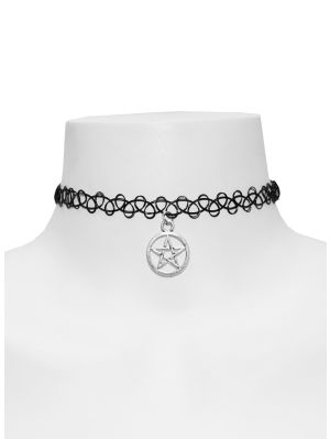 Penta tattoo choker