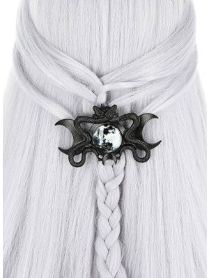 MOON EMBRACED svart hårklämma