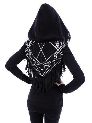 Moon geometry huvtröja