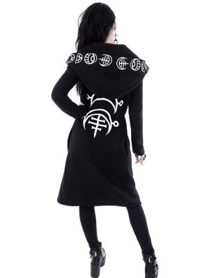 All Seeing moon huvtröja