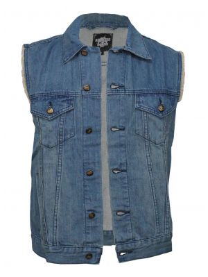 Headbanger blå jacka / väst