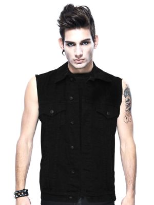  Headbanger svart jacka / väst