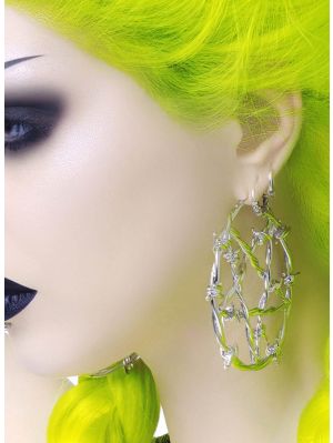 Life's A Witch stora silverörhängen