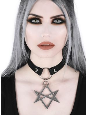 Hexagram choker