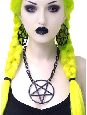 Svart hextasy chain choker