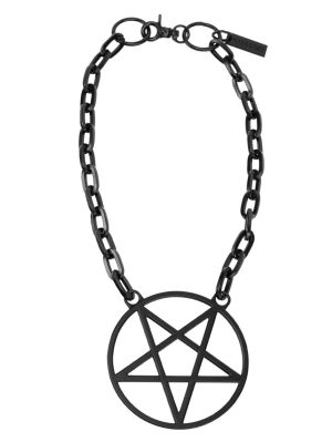 Svart hextasy chain choker
