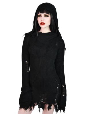 Chakra stickad tunika