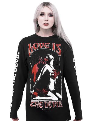 Love Devil Långärmad Tröja