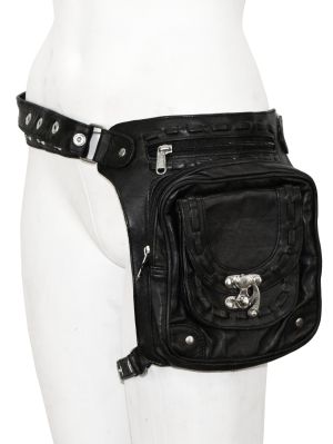 Läder Höft Axelväska