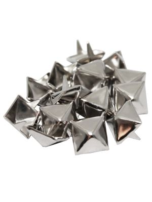 Liten silver pyramid nit