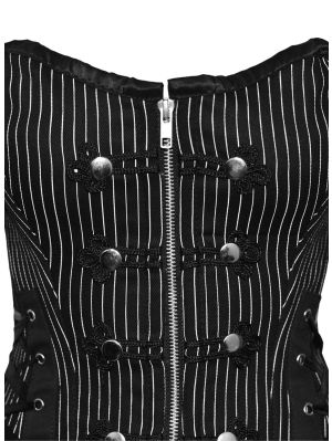 Elegant pinstripe korset 