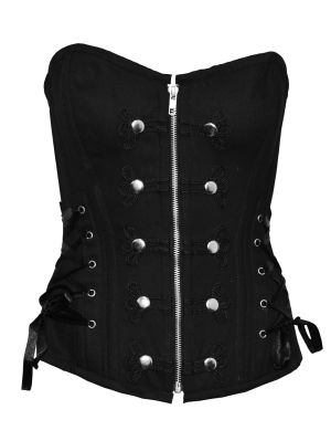 Elegant zipper korset