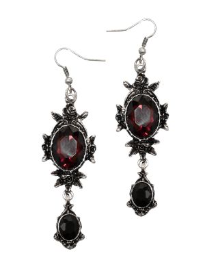 Gotisk blomma örhängen 