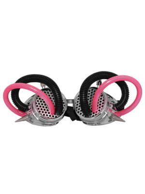 Spiked cyber goggles rosa