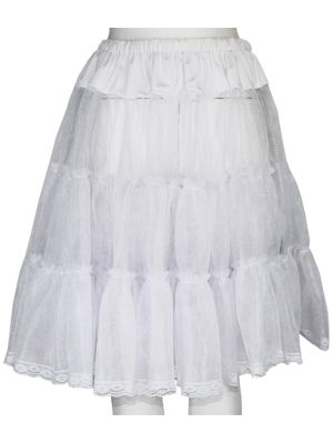 Vit underkjol (lång)