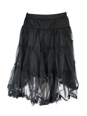 Svart underkjol (lång)