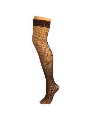 Fisknät- Stay-ups svarta