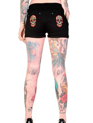 Sugar Skull Shorts