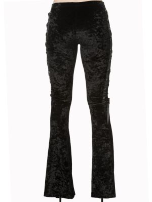 utsvängda sammetsbyxor 