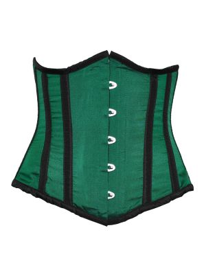 Grön satin underbust
