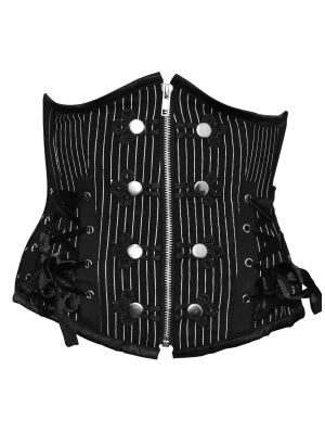 Elegant pinstripe underbust