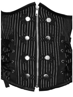 Elegant pinstripe underbust