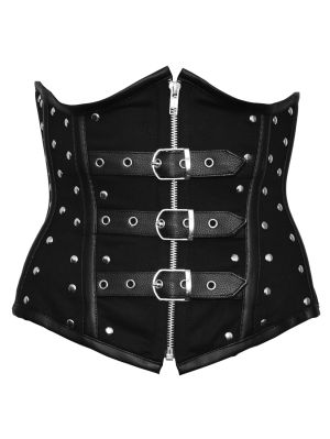 Studded biker underbust
